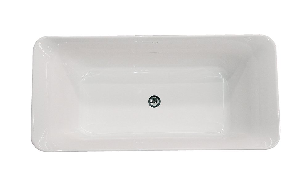 Amelia 1500 BTW Rectangle Bath – White
