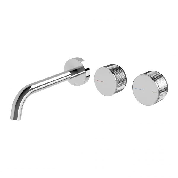 Axia Wall Basin / Bath Curved Outlet Hostess Set 180mm