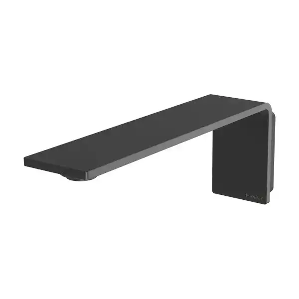 Axia Wall Basin / Bath Outlet 200mm - Matte Black