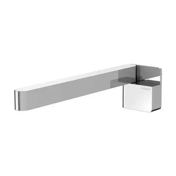 Designer Swivel Bath Outlet 230mm Square - Chrome