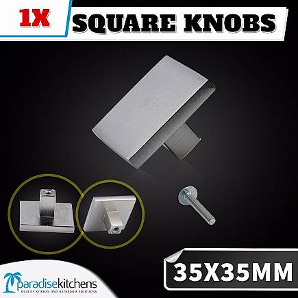 1X Square Knob 35x35mm