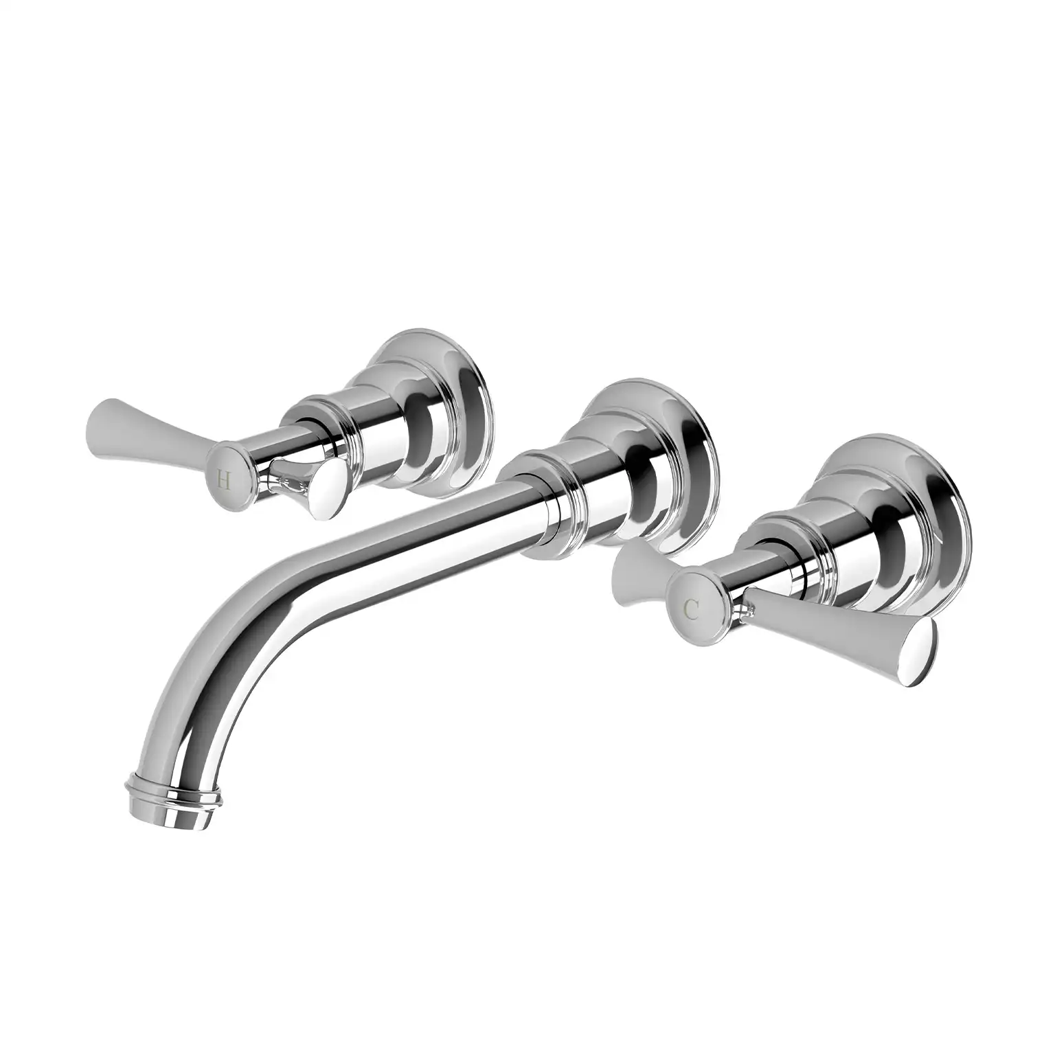 Cromford Basin / Bath Wall Tap Set