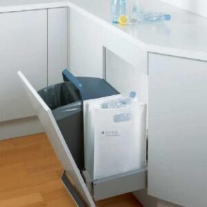 Samba Tilt and slide pull out bin 600mm with Carry Bag