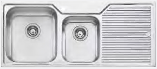 Oliveri Nu-Petite Left Hand Bowl Sink