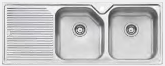 Oliveri Nu-Petite Right Hand Bowl Sink