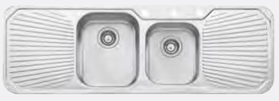 Oliveri Petite Double Bowl Sink