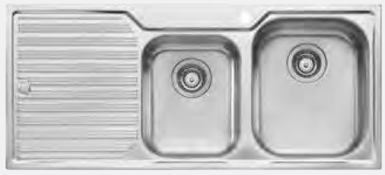 Oliveri Diaz Right Hand Bowl Sink