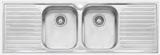 Oliveri Diaz Double Bowl Inset Sink