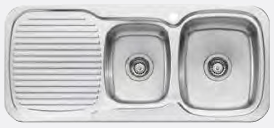 Oliveri LakeLand Right Hand Bowl Sink