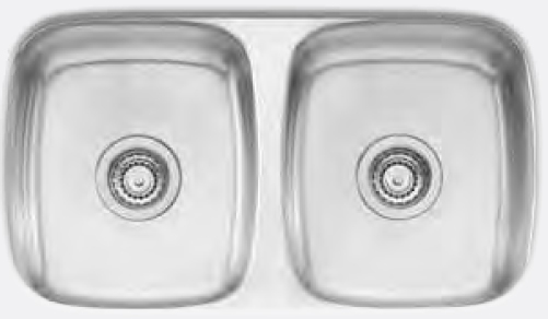 Oliveri Perle Double Bowl Undermount Sink