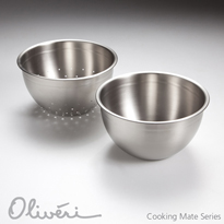 Oliveri Stainless Bowl & Colander Set