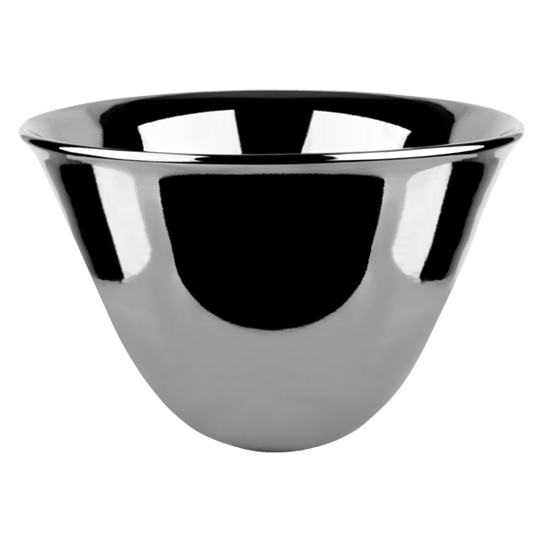 Goccia Counter Silver washbasin 500mm