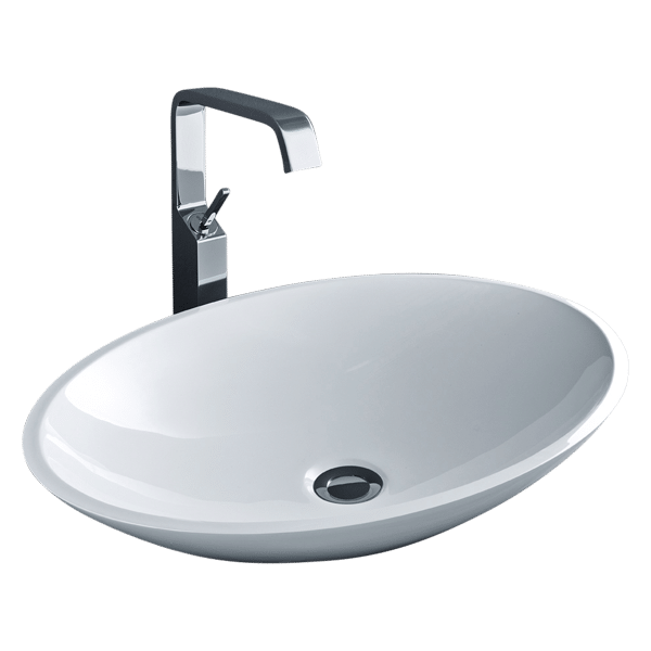 Sokos Over-Counter Basin, White Finish