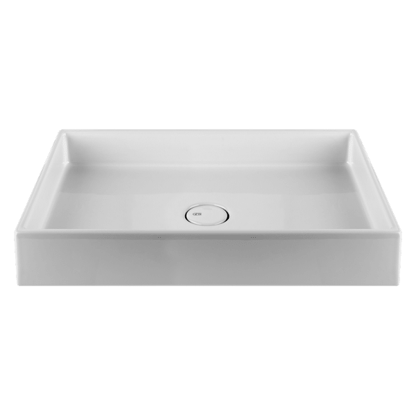 Rettangolo Countertop or Undermount Basin - White