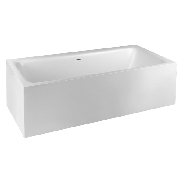 Rettangolo Freestanding Bath in Cristalplant No Rim