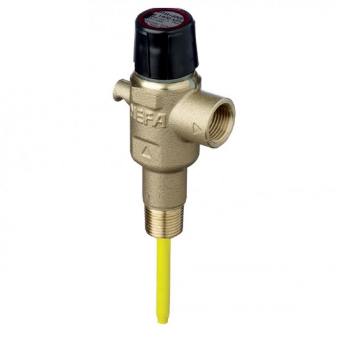 Methven Pressure & Temperature Relief Valve 15mm - 1400kPa - Extended