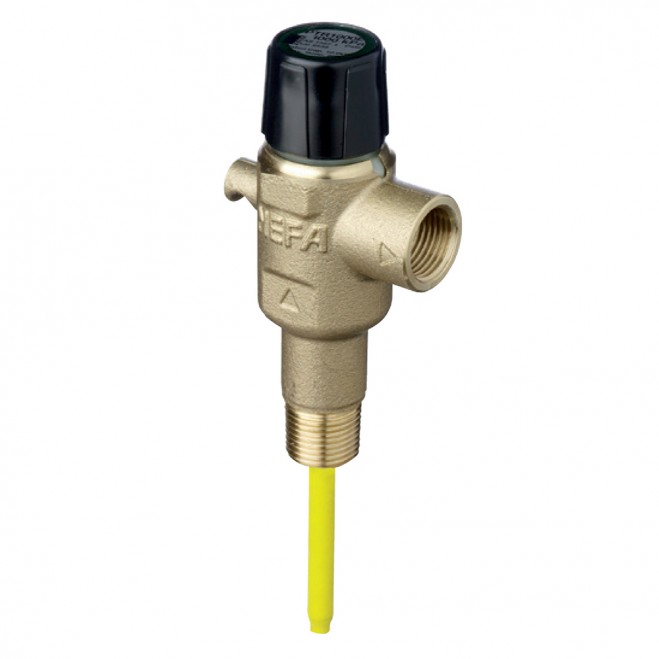 Methven Pressure & Temperature Relief Valve 15mm - 1000kPa - Extended - Hangsell