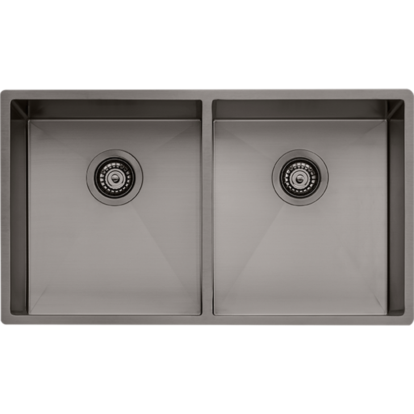 Spectra Double Bowl Gunmetal Sink