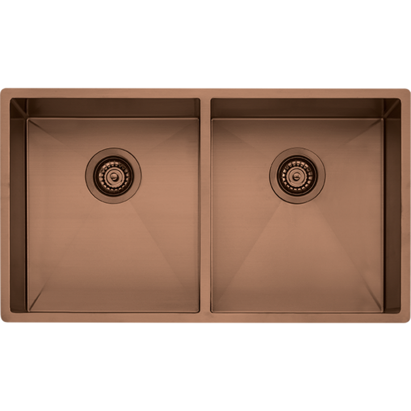 Spectra Double Bowl Copper Sink