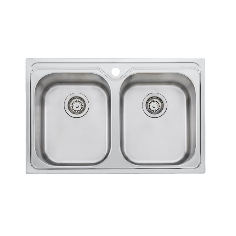 Diaz Double Bowl Universal Sink