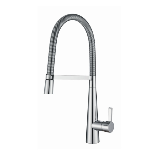 Goose Neck Kitchen Mixer - Chrome