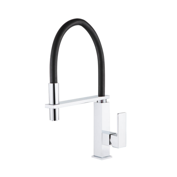 Pull Out Kitchen Mixer Chrome/Black