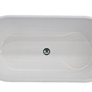 Charlotte 1350 Oval Bath - White