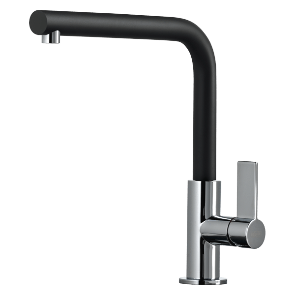 Emporio Kitchen Mixer - Black Spout Finish