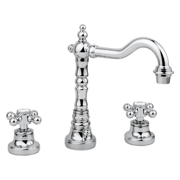 Provincial 3 Piece Basin Set - Chrome Finish