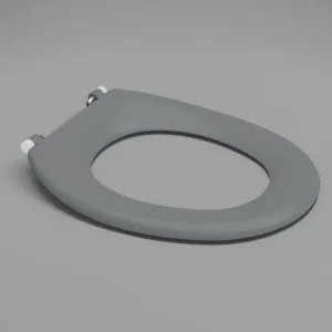Caravelle Care Single Flap Toilet Seat (Anthracite Grey)