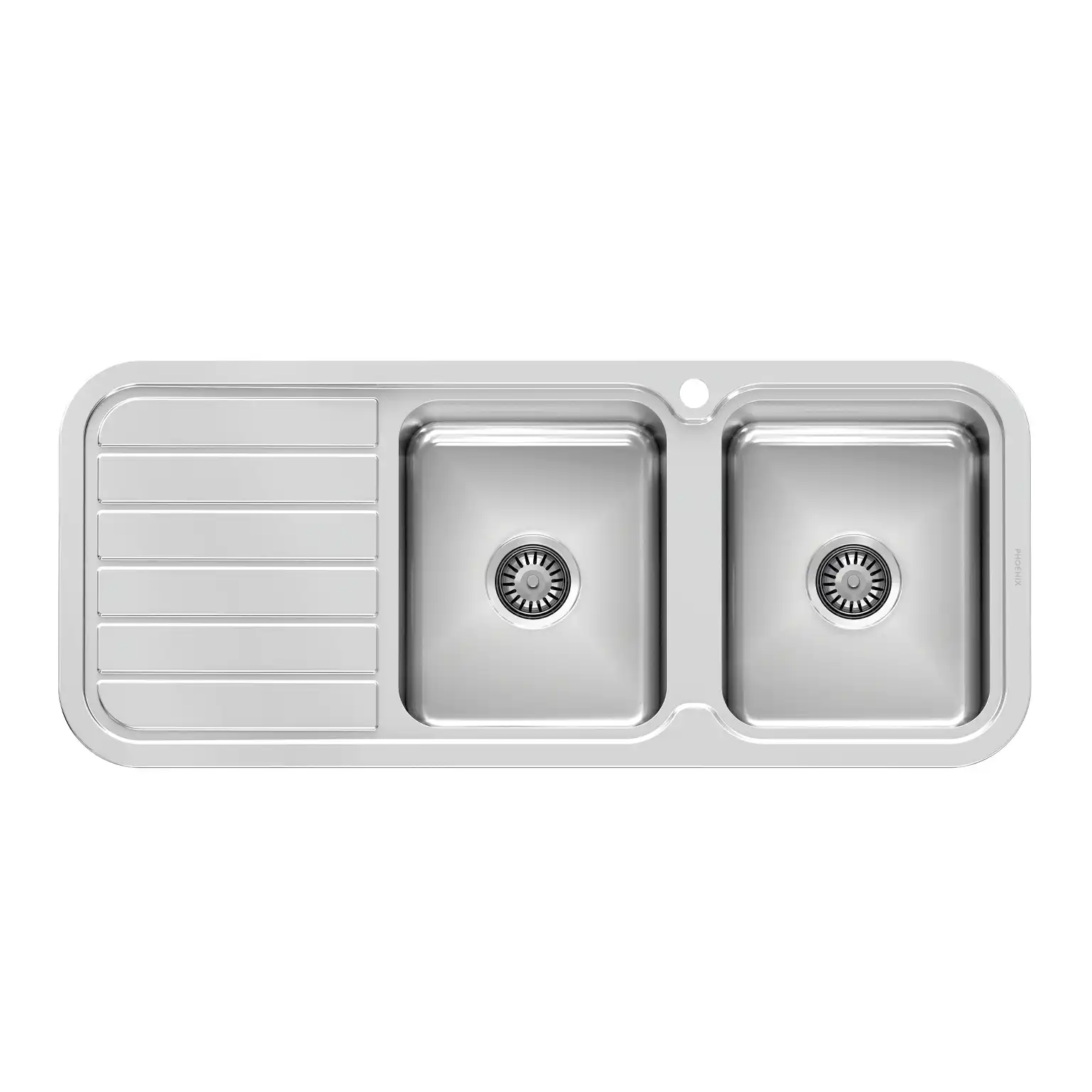 1000 Series Double Right Hand Bowl Sink - Stainless Steel