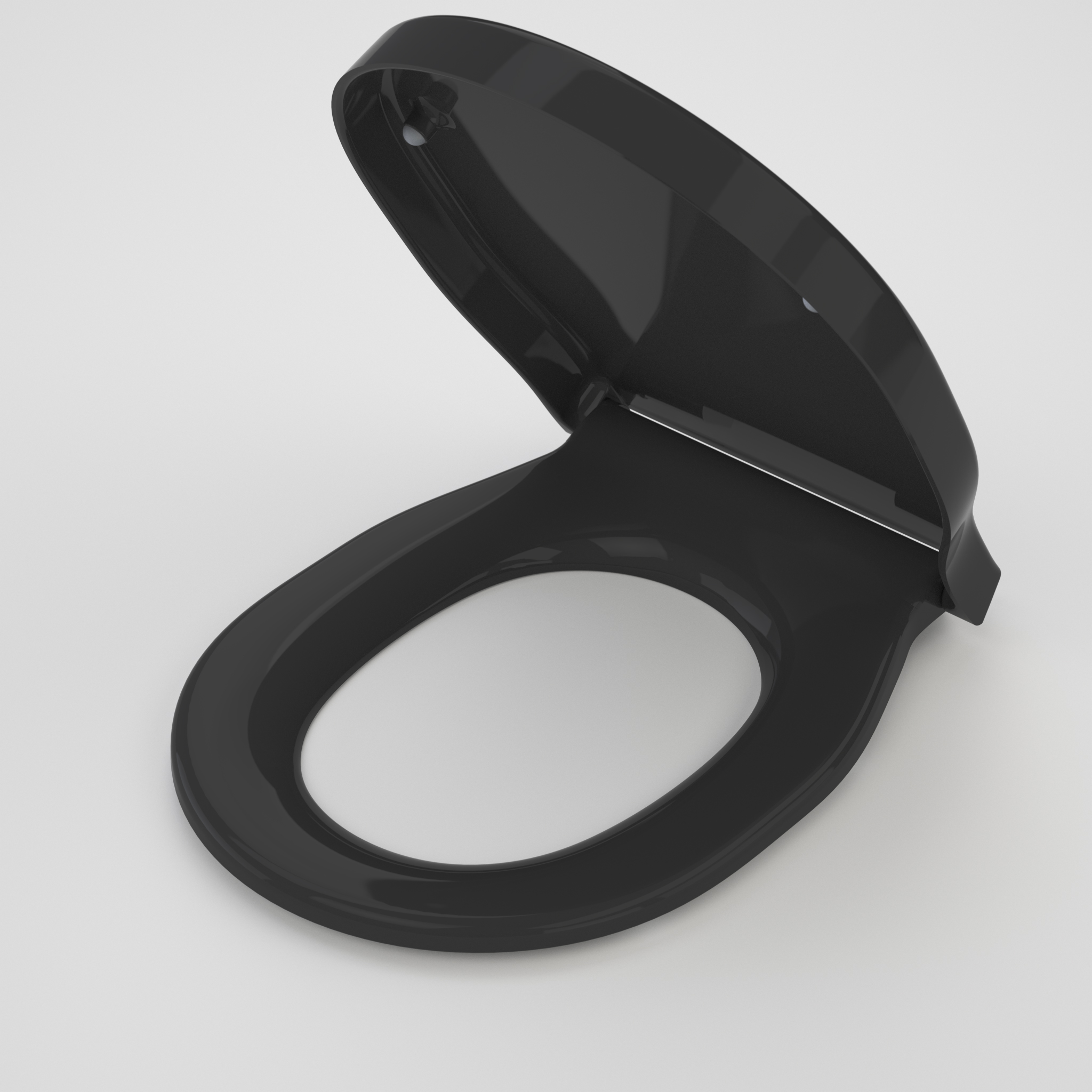 Opal II Normal Close Toilet Seat - Black