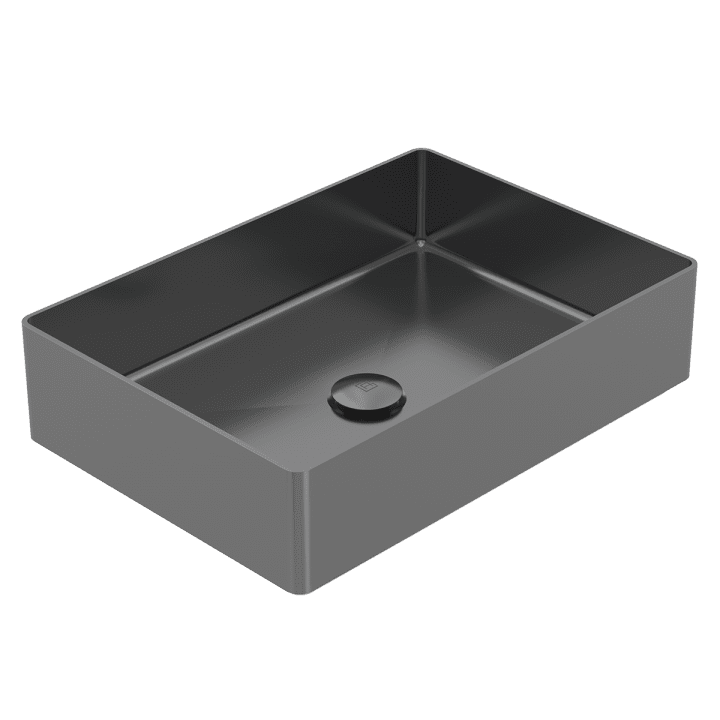 Black Pearl Rectangle 304 Stainless Steel Basin