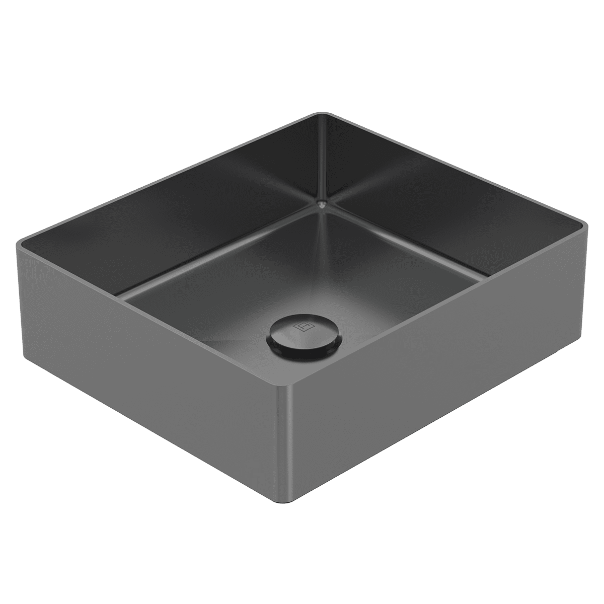 Black Pearl Square 304 Stainless Steel Basin