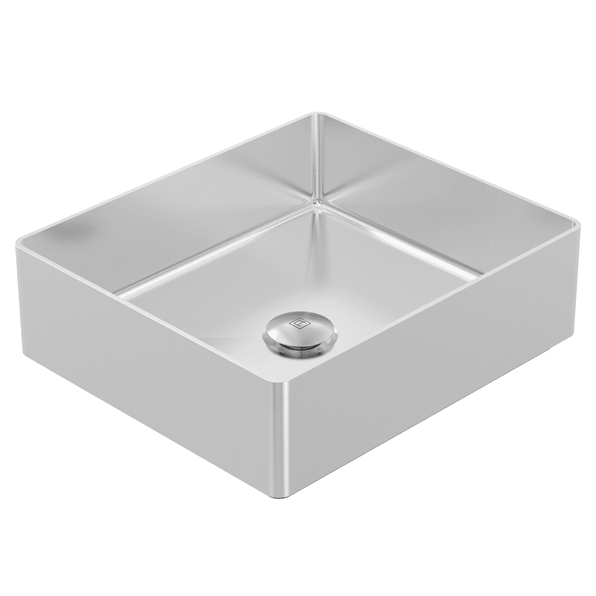 Square 304 Stainless Steel Basin