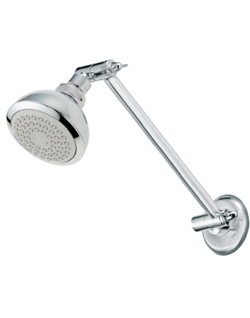 Flexispray Aurora Bathroom Hi Rose Shower Rose Adjustable 225mm