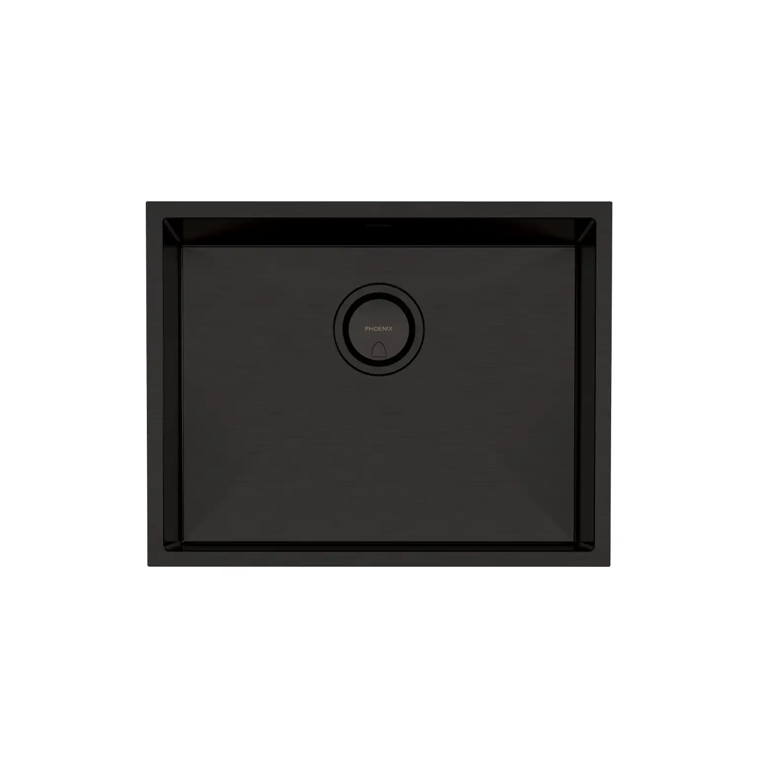 4000 Series Large Single Bowl Sink - Brushed Black