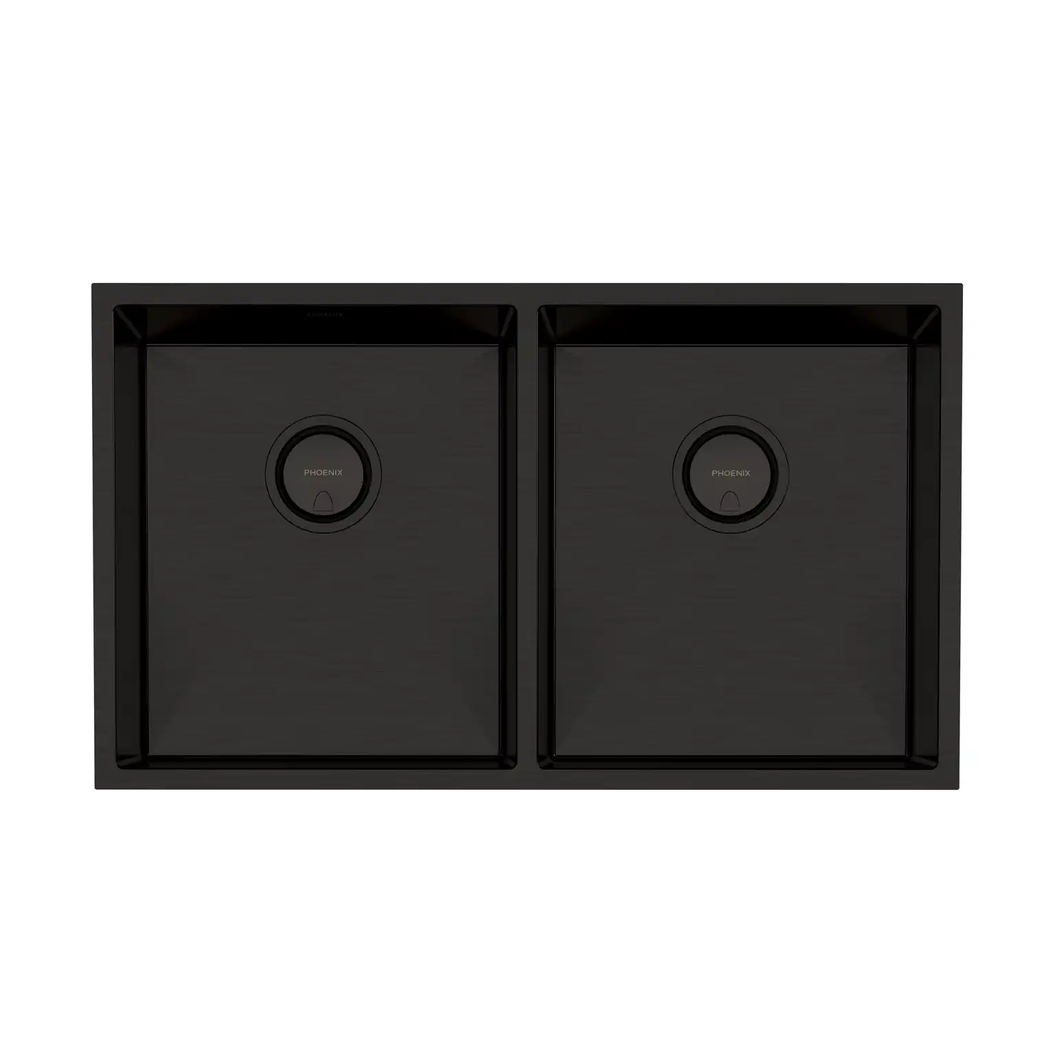 4000 Series Double Bowl Sink - Brushed Black