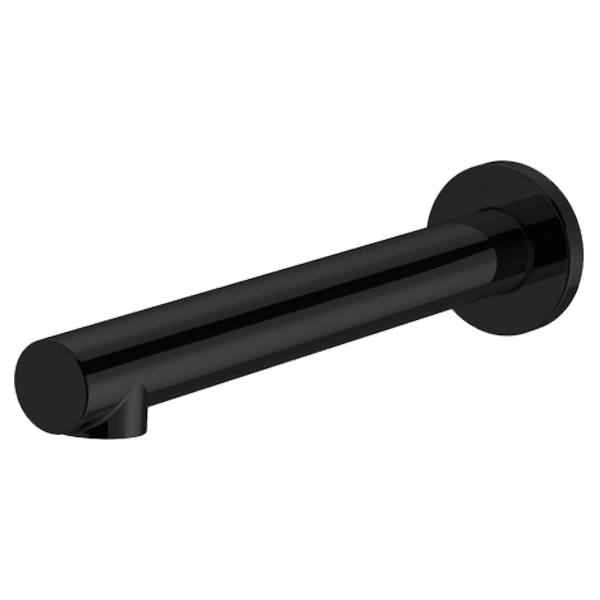 Lucia Straight Basin Spout 200mm - Black Finish