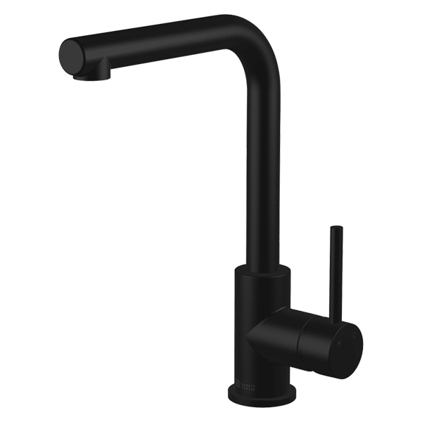 Lucia Side Sink Mixer - Black Finish