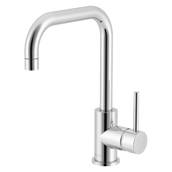 Lucia Square Sidelever Mixer - Chrome Finish