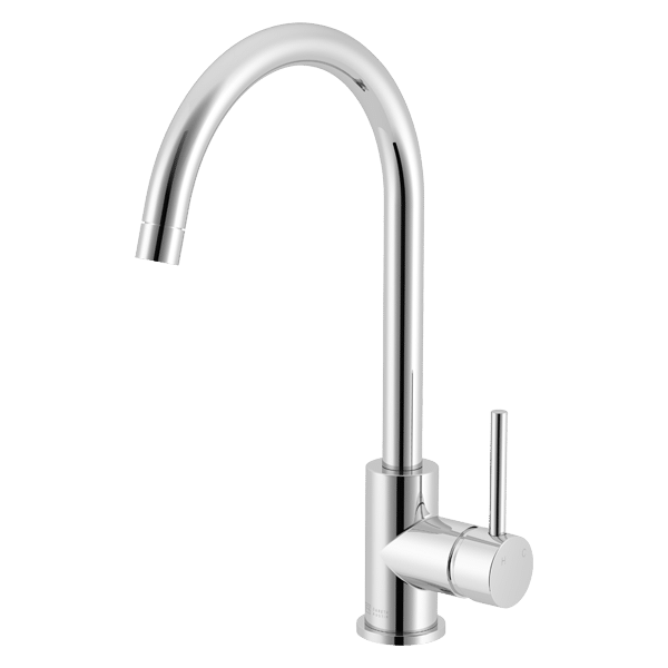 Lucia Goose Sidelever Mixer - Chrome Finish