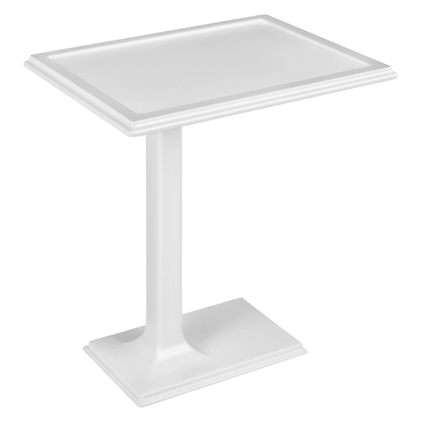 Eleganza Matt White Freestanding Side Table