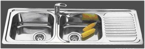 Advance Double Bowl Single Drainer Sink