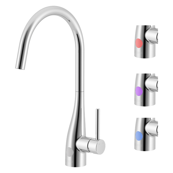 Conic Sidelever LED Sink Mixer