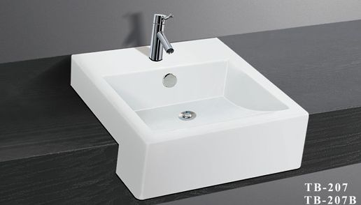 Semi Recessed Basin - TB 207