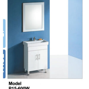 Solid Door Vanity P15-600W