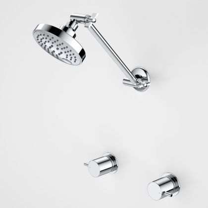 Contemporary Lever Shower Tap Set