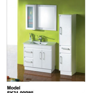 Solid Left Hand Door Vanity SK31-900WL