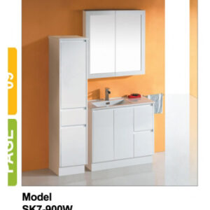 Solid Door Vanity SK7-900W